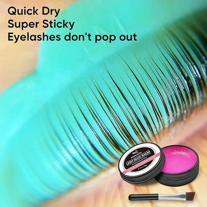 PERMANIA Lash Lift Glue Balm, Lash Lift Adhesive New Brow Lamination Glue Soft Fruity Strong Viscosity and Water Solubility for Lash Lift Kit (Rose Peach)