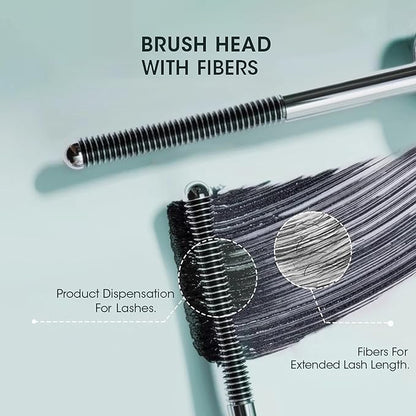 Metallic Tube Eyelash Primer, Volumizing & Lengthening Curling Mascara, Waterproof Smudge-Proof & Long-Lasting Tube Eyelash Primer, Natural Finish