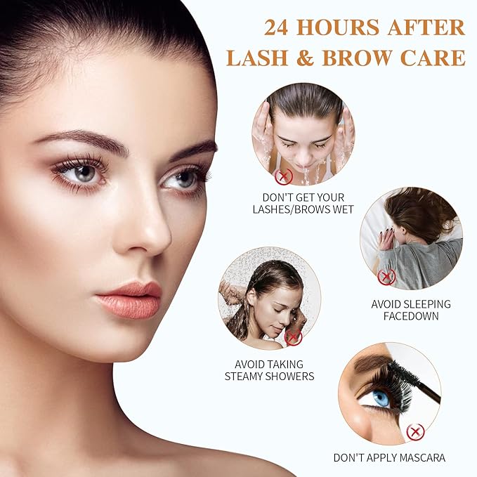 Lash Lift and Black Kit, Instant Fuller Eyelash Lift Brow Lamination Kit with Black Colors, Fast Quick Lifting and Voluminous Coloring, Achieve Salon-Quality Results