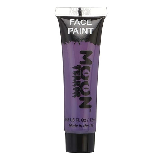 Halloween Face Paint Body Paint by Moon Terror - Poison Purple - SFX Make up, Special Effects Make up - 0.40fl oz