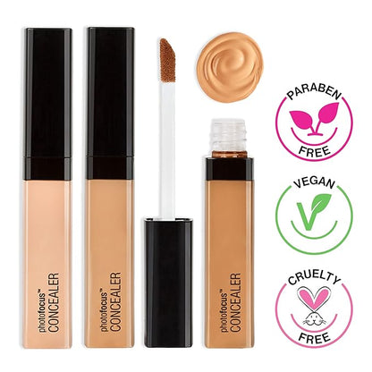 Wet n Wild Photo Focus Concealer Medium Peach,843B (Pack of 5)