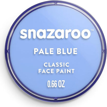 Snazaroo Classic Face and Body Paint, 18.8g (0.66-oz) Pot, Pale Blue