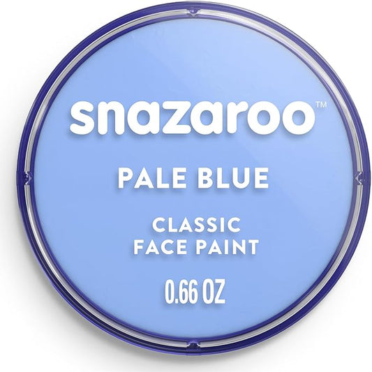 Snazaroo Classic Face and Body Paint, 18.8g (0.66-oz) Pot, Pale Blue