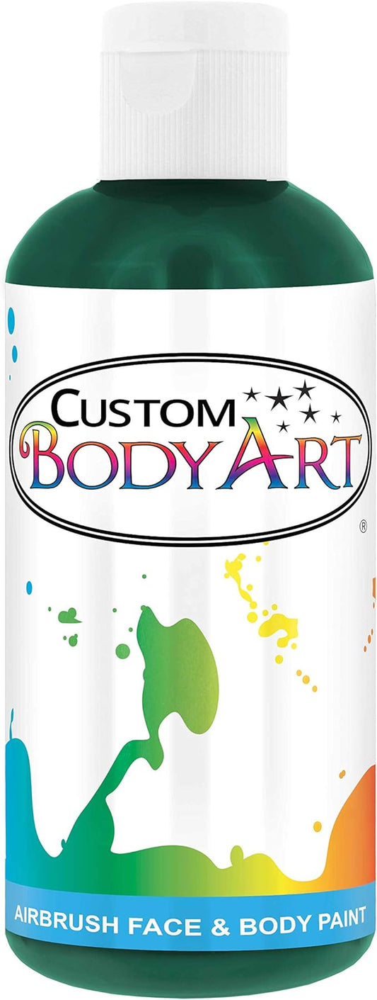 8-ounce Green Water Based Airbrush Body Art & Face Paint