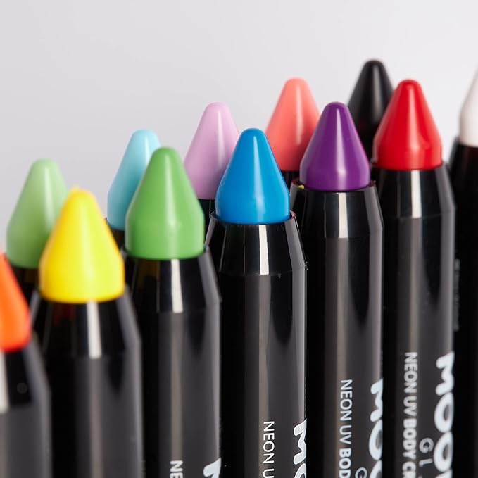 Neon UV Paint Stick Body Crayon for the Face & Body – Black