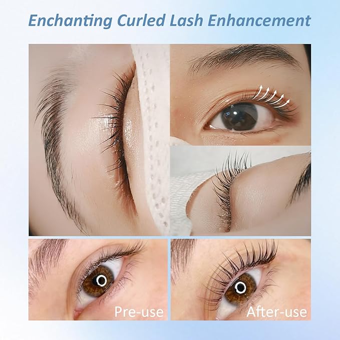 Lash Lift Kit, Eyelash Perm Kit, Eyalash Kit for Beginners with Detailed Instruction, Includes Lash Lift Tools, Natural Lash Curling & Lifting - Achieve Salon Quality at Home
