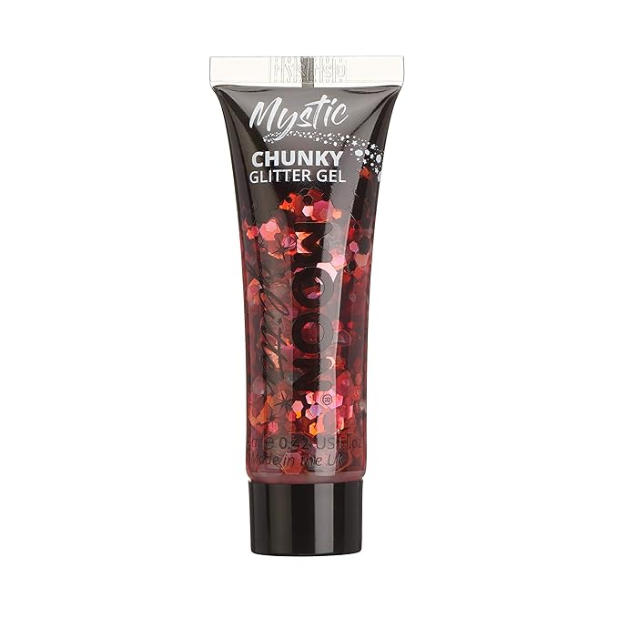 Mystic Chunky Glitter Gel by Moon Glitter - 12ml - Valentines - Glitter Face Paint
