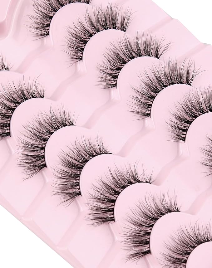Wispy Lashes Natural Lashes Fake Lashes Natural Look False Eyelashes Natural Eyelashes Wispy Fake Eyelashes Cat Eye Lashes UP12