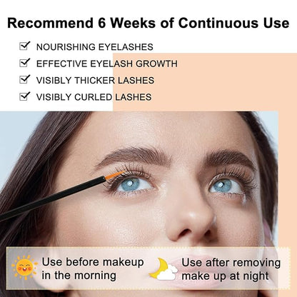 LZM Serum for Eyelash Growth and Thickness, Eyebrow Enhancer, Advanced Formula for Longer, Fuller and Thicker Looking Natural Lashes, 1 Fl Oz