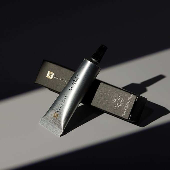 Brow Tint Kit - Black - Richly Pigmented Gel Tint, Fast-Acting, 6 Week Colour Retention