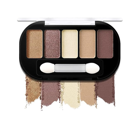 Terracotta Warmth Eyeshadow Palette 5-Color | Highly Pigmented Matte&Shimmer Makeup, All-Day Wear Blendable Compact for Day/Night Looks, Vegan Cruelty-Free, Travel-Friendly Smudge-Proof
