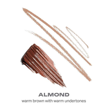 Morphe High Archiever Everyday Essentials Brow Kit - Precision Micro Eyebrow Pencil, Tinted Sculpting Brow Wax & 3-in-1 Brush for Shaping, Filling & Defining - Almond (3 Count)