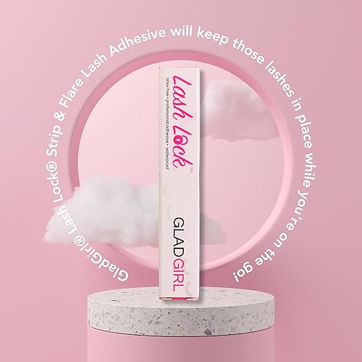 GladGirl Lash Lock Latex-Free Lash Glue and Lashe EnMasse Mascara for DIY False Lashes