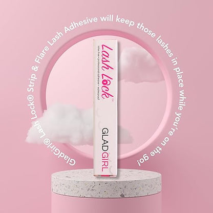 GladGirl Lash Lock Latex-Free Lash Glue and Lashe EnMasse Mascara for DIY False Lashes