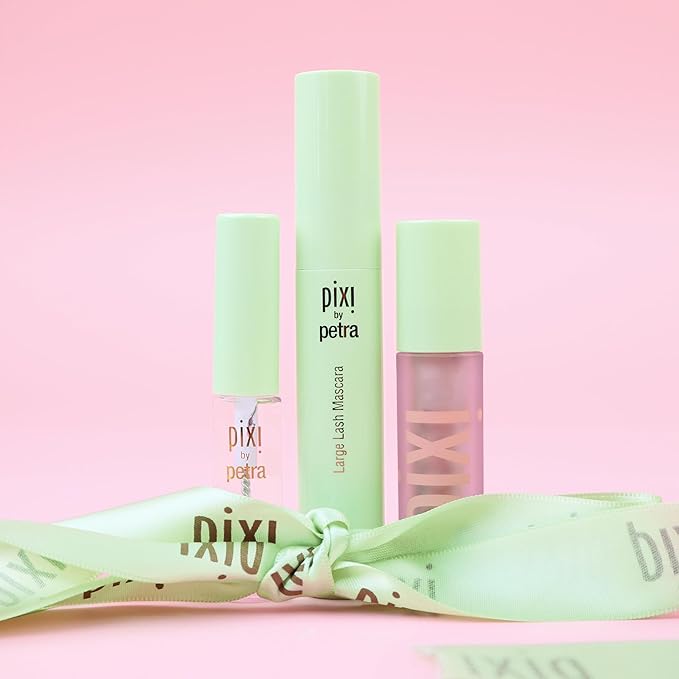 Pixi Elevate Eye Trio, featuring EyeLift Max in Sunset and Large Lash Mascara in Bold Black