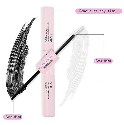 Lash Bond and Seal Lashes Cluster Glue DIY Lash Clusters Glue Individual Lashes Strong Hold 48-72 Hours DIY Suitable for Sensitive Eyes