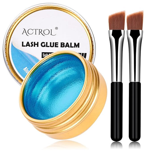 Lash Lift Glue Balm Eyelash Lifting Perm Aloe Strong Hold Lash&Brow Perm Glue Balm Brow Adhesive Powerful Sticky Brow Lamination 0.35Oz/10G