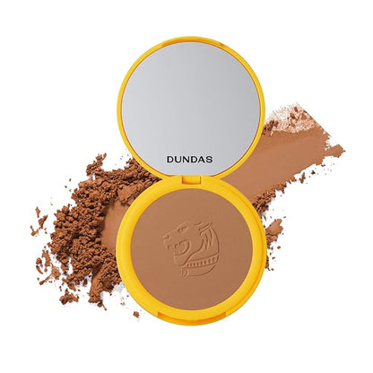 Dundas Bronzer Matte Finish (Golden Tan) and Eyeliner, Black & White Liner Pencil for Eye Make Up,Vegan & Cruelty Free Makeup, All Skin Types