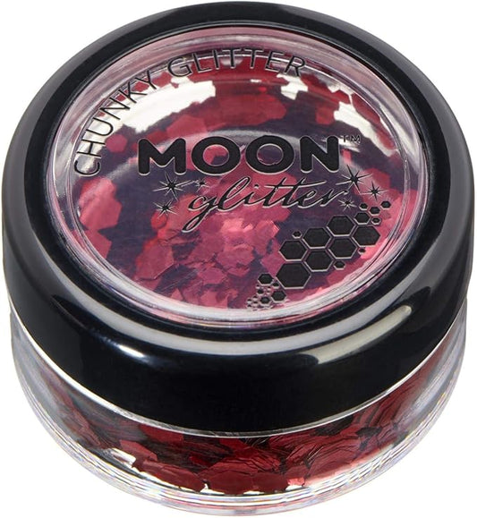 Classic Chunky Glitter Red