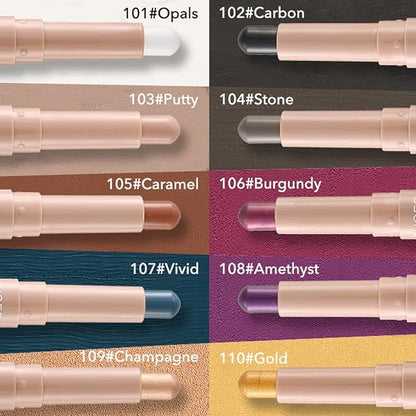 Go Ho Matte Eyeshadow Stick - Waterproof Cream Eyeshadow Pen, Smooth Easy To Color, 103# Putty