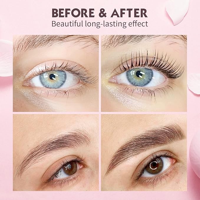 PERMANIA Lash Lift Kit,Separate Steps Products for Salon or at Home, Steps 10 Sachets of 0.8g/0.03oz Each Prep (STEP#1)