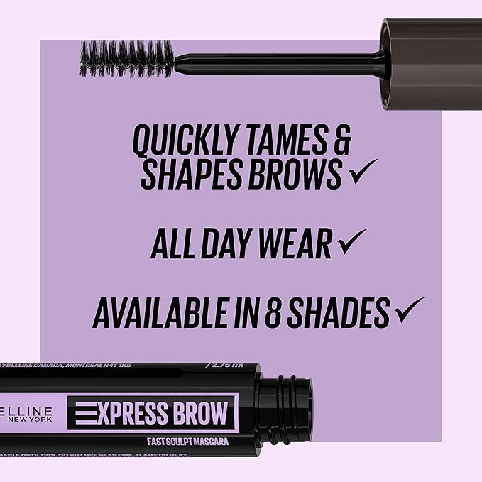 Maybelline Brow Fast Sculpt, Shapes Eyebrows, Eyebrow Mascara Makeup, Blonde, 0.09 Fl. Oz. (Pack of 2)