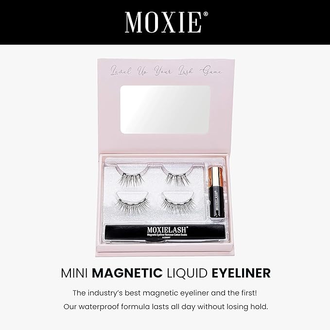 Magnetic Eyelashes with Magnetic Eyeliner Kit - Two Sets of Lashes - Natural Fake Lash Kit - Premium Reusable Lashes - No Glue - Waterproof