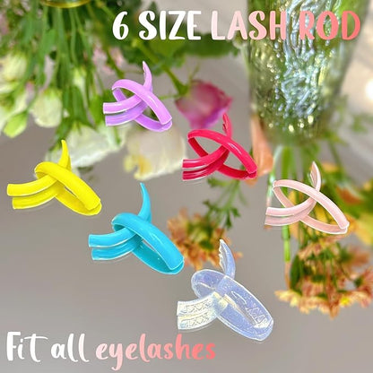 Lash Lift Shield Soft Japanese Moon Perm Rod Natural Lifting Pad Easier Eyelash Perming Rods Neon Lami Lamination Roller Hug Eyelids Well Flat C Curl Lash Lift & Tint Shields Improve Eye Look