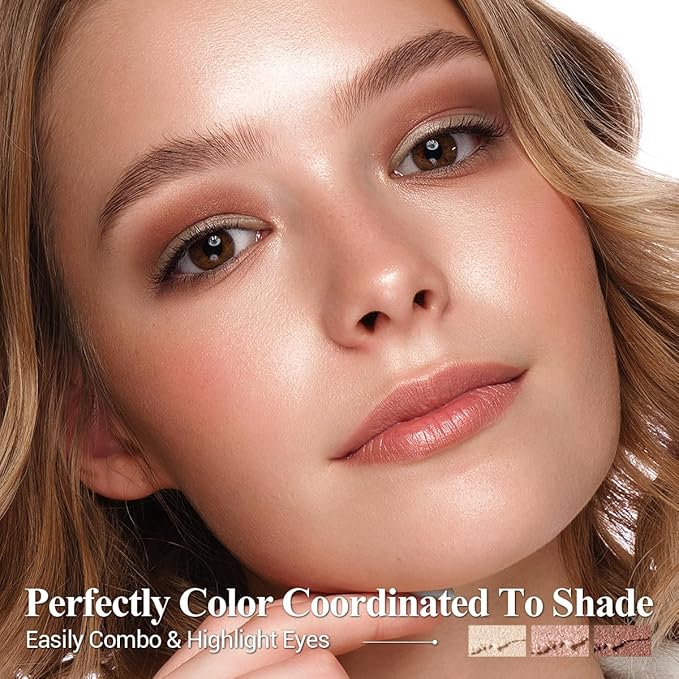 Neutral Cream Eye Shadow Eyeliner Makeup Sticks, Classic-A003 + A005