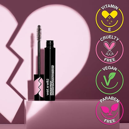 wet n wild Breakup Proof Waterproof Boosting Mascara (Pack of 2)