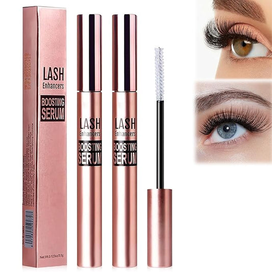 Daislashes Serum, Daislashes Lash Serum, Lash Enhancers Boosting Serum, Eyelash Growth Serum, Daislashes Lash Growth Serum for Longer Thicker Lashes & Brows, Black (2Pcs)