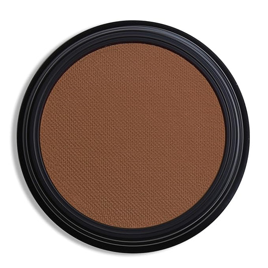 Single Brown Eyeshadow, Pressed Powder Matte Eye-Shadow Palette Make-up, Blendable Long Lasting High Pigment Brown Eye Makeup Halloween Eye Paint & Face Body Paint