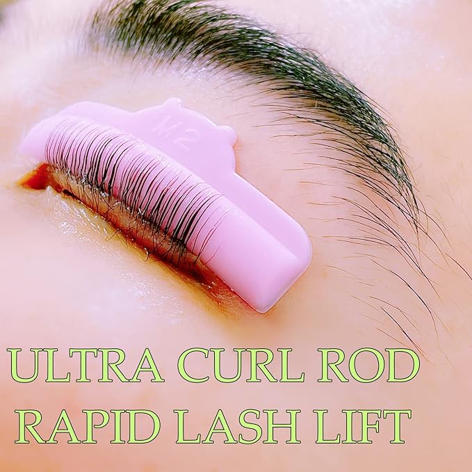 Lash Lift Pad Natural Lifting Eyelash Perm Rod Eyelash Lifting Shields Soft U Curl Lami Lamination Roller with Y Brush Silicone Under Eye Patch Ribbon Cover Compensator Cute Cat Eye Perming Result