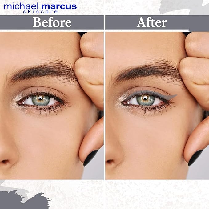 michael marcus Makeup Cake Eye Liner (Trashy) - Water Activated Dry Pressed, Long-Lasting, Vibrant Color & Smudge Resistant Eyeliner - Cruelty & Paraben Free - For Beginner & Pro Makeup Artist