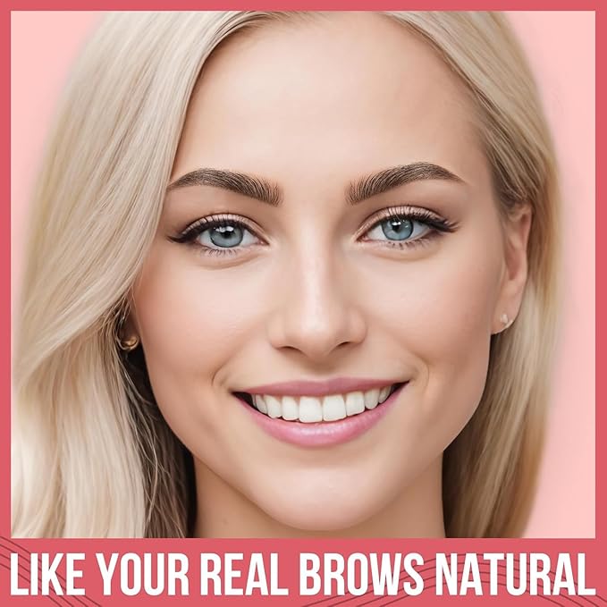 Eyebrow Contouring Pen, 2025 New Upgraded Waterproof Eyebrow Pen with 4-Prong Micro-Fork-Tip Applicator, Liquid Eyebrow Pen for Women Creates Natural Looking Brows Effortlessly, Red