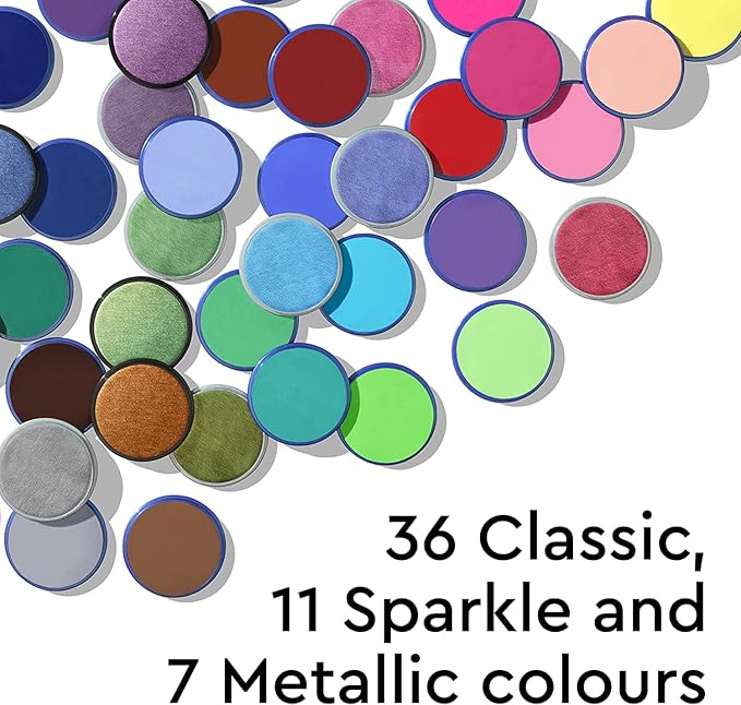 Snazaroo Sparkle Face and Body Paint, 18.8g (0.66-oz) Pot, Sparkle Pale Green