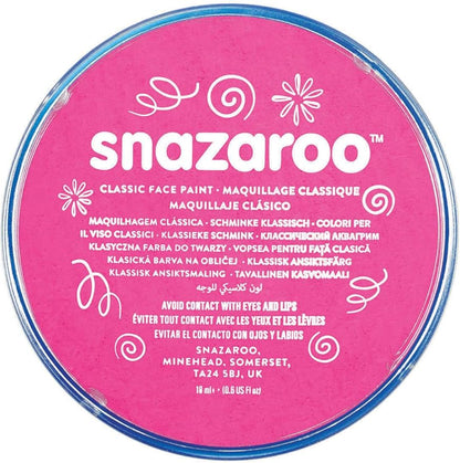 Snazaroo Classic Face and Body Paint, 18.8g (0.66-oz) Pot, Bright Pink