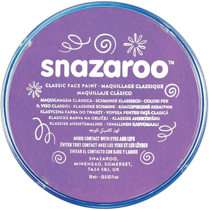 Snazaroo Classic Face and Body Paint, 18.8g (0.66-oz) Pot, Lilac