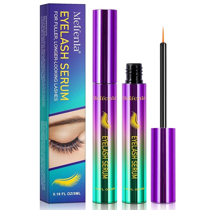 Lash Serum for Eyelash Growth Serum, Eyelash Serum to Grow Lashes, Eye Lash Serum Growth, Lash Enhancing Serum, Thicker, Fuller, Longer, Naturally Beautiful Eyelash, for Sensitive Eyes, Non Irritating