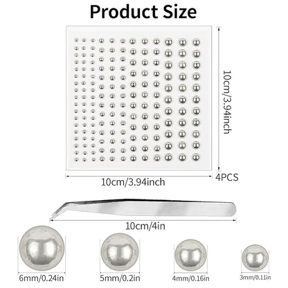 660pcs Sliver Face Gem Rhinestones Stickers Fake Lip Nails Stickers Fake Nose Stud Eyebrow Ear Stud Non Piercing Earring Studs Silver Belly Button Jewelry Gothic Cool Punk Y2K Makeup for Women Men