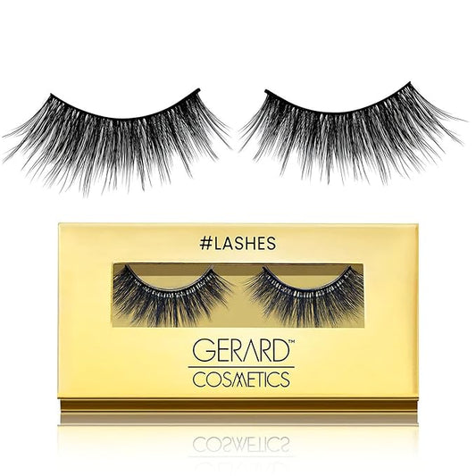 Gerard Cosmetics #WhatsTheTea #Lashes, High Volume Dramatic Lashes, Tapered, Perfectly Curled False Lashes, Cruelty Free & Vegan (1 Pair)