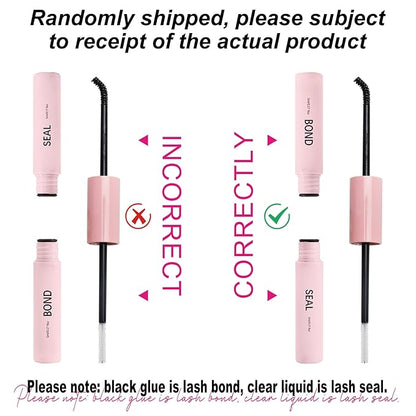 Lash Clusters Kit Fluffy 80D Individual Lashes D Curl Cluster Eyelash Extensions 10-18mm DIY Lash Extension Kit Lash Bond and Seal Waterproof, Lash Applicator, Thick False Eyelashes Kit
