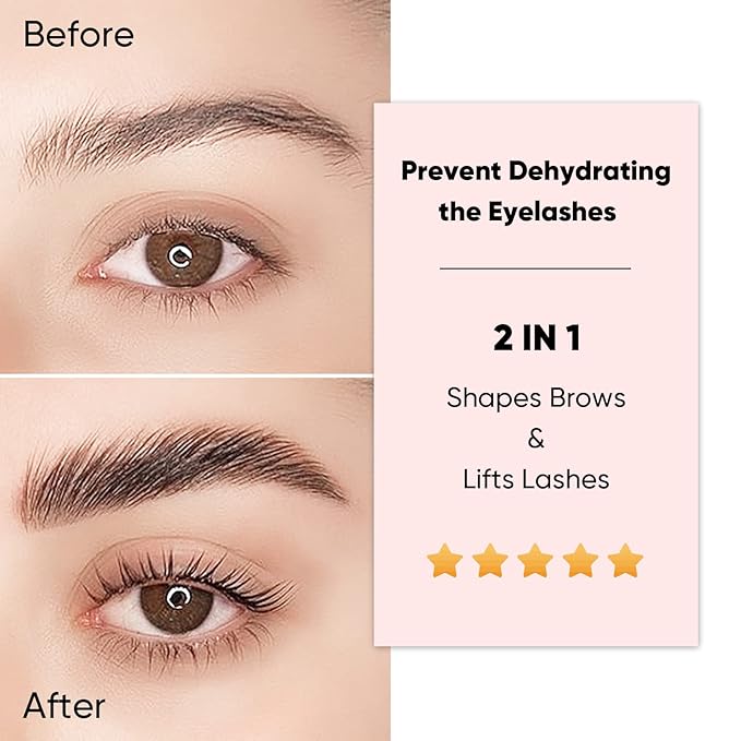 PERMANIA Lash Lift Rod Adhesive, New Brow Lamination Glue Balm, Soft Fragrance Strong Viscosity and Water Solubility for Lash Perm Kit (Peach)