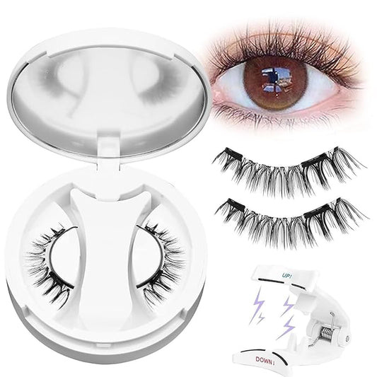 Giani Magnetic Lashes,Magnetic Eyelashes with applicator Natural Look,Reusable No Glue Needed Soft Eyelashes Kit,Lightweight & Waterproof, 3D Soft Flex,Easy to Apply,for All-Day Wear (Photogenic)