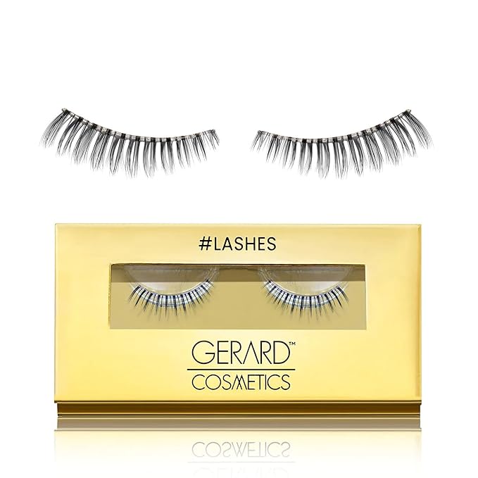 Gerard Cosmetics #Vibe #Lashes, Reusable False Bottom Lashes, Perfectly Curled False Lashes For Glasses Wearers, Cruelty Free & Vegan (1 Pair)