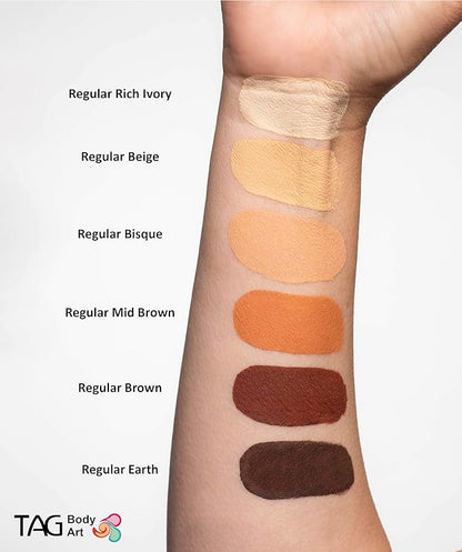 TAG Face & Body Paint - Skin Tone Palette 6 x 10g