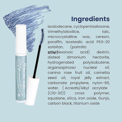HEROINE MAKE by KISSME Curl Keep Mascara Base 01 Blue Gray, Made in Japan