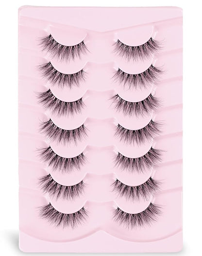 Wispy Lashes Natural Lashes Fake Lashes Natural Look False Eyelashes Natural Eyelashes Wispy Fake Eyelashes Cat Eye Lashes UP12