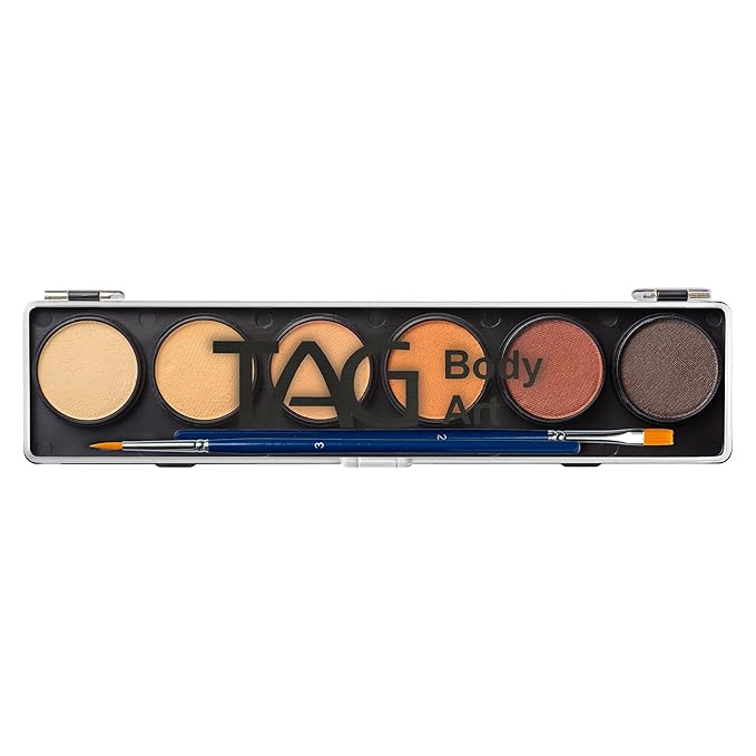 TAG Face & Body Paint - Skin Tone Palette 6 x 10g