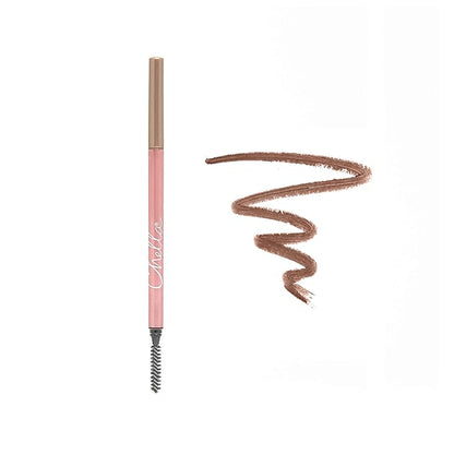 Chella Good Drama Vegan Mascara and Eyebrow Pencil Bundle, Luscious Light Brown
